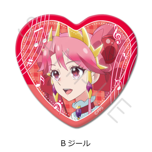 『プリンセッション・オーケストラ』ハート型缶バッジ B ジール